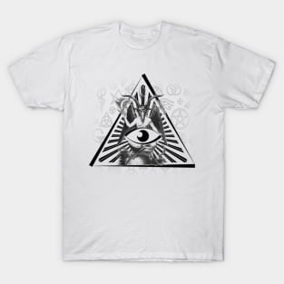 Copy of Baphomet in Pyramid of All Seeing Eye T-Shirt